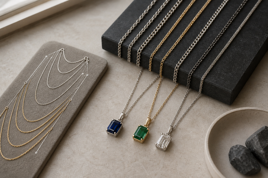 Men’s Gemstone Necklaces, Pendants and Chains: A Practical Fit Guide editorial jewelry buying guide