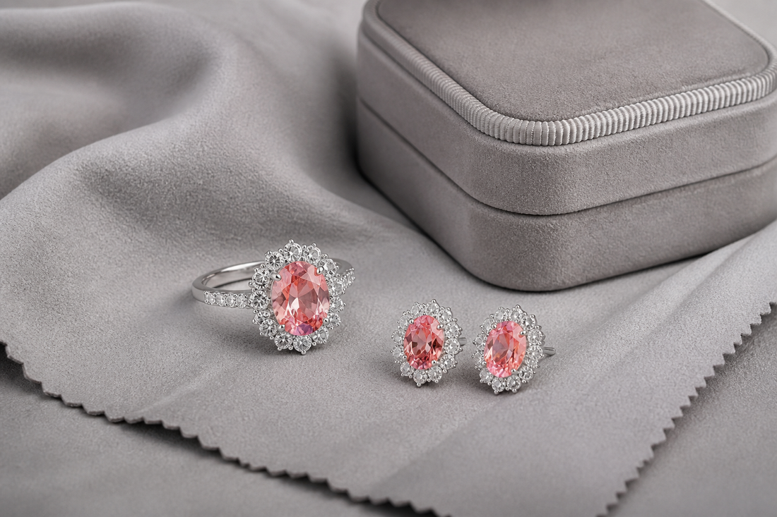 How to Care for Lab-Grown Padparadscha Sapphire Jewelry featured jewelry image