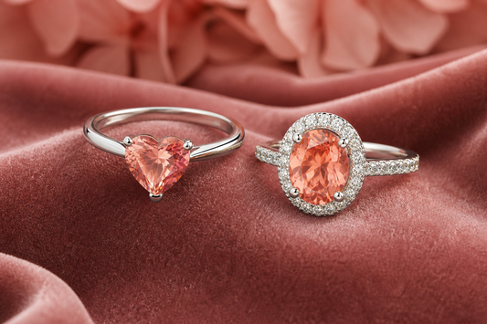 Lab-Grown Padparadscha Sapphire Ring Guide: Shape, Setting and Wearability featured jewelry image