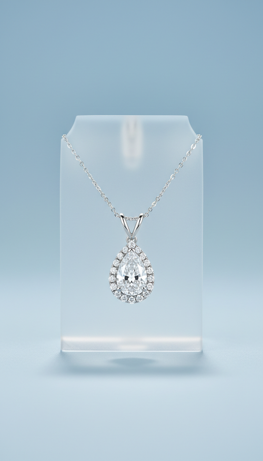 Custom Lab Diamond Pendant Necklace