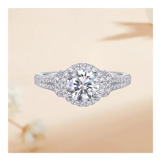 Free Video and Picture S925 Silver Hip Hop VVS Moissanite Big Diamond Cuban Rings