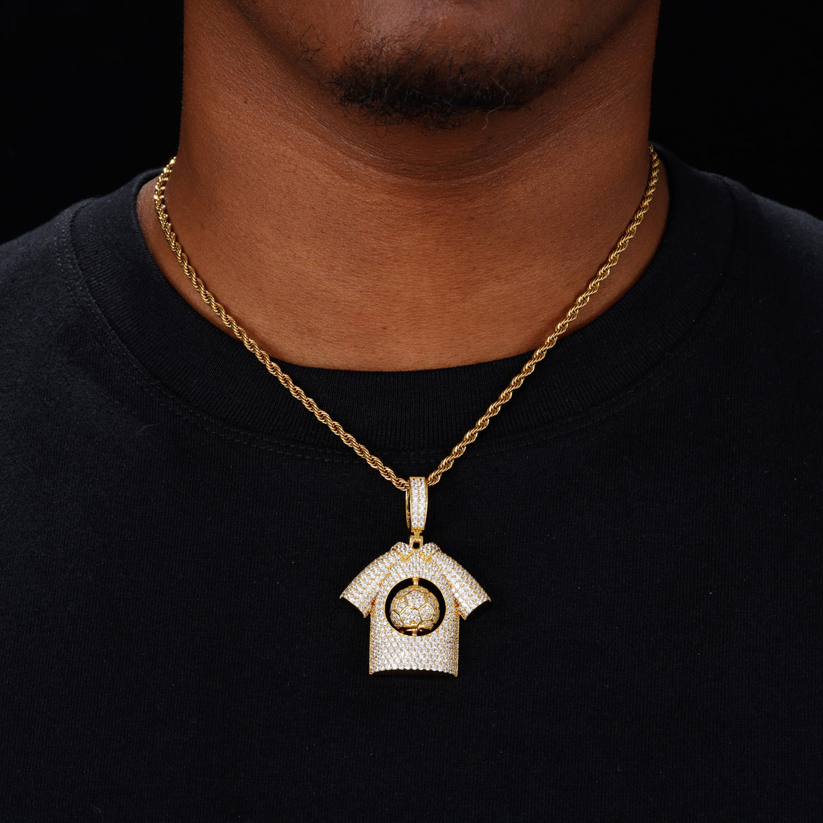 Football Jersey Moissanite Pendant view