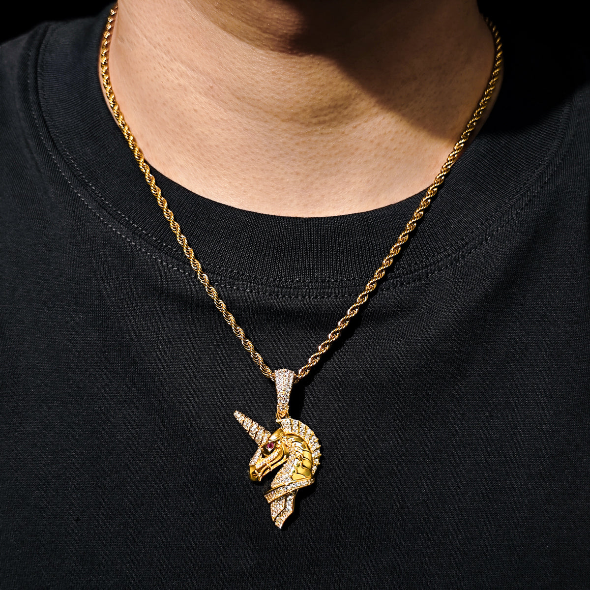 Undead Warhorse Moissanite Pendant view